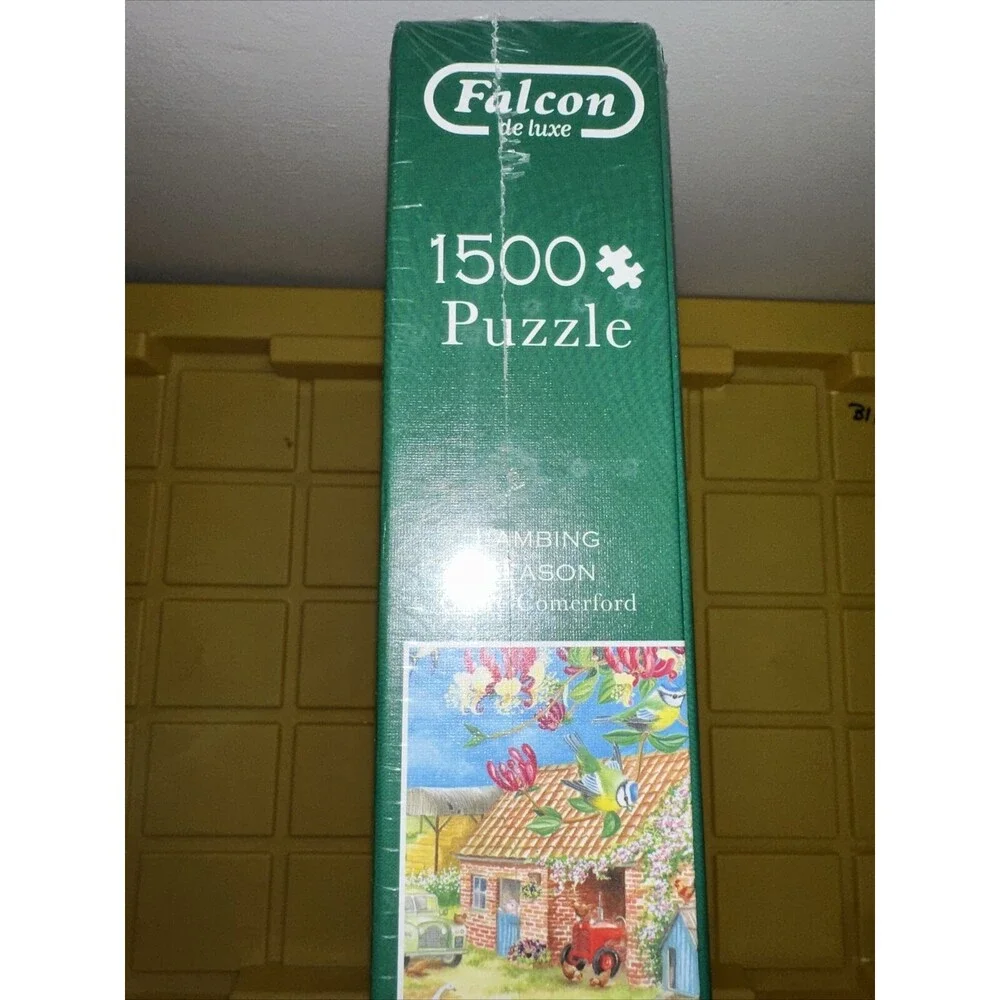 Lambing Season 1500 PIECE Falcon De Luxe JIGSAW PUZZLE Sealed B16